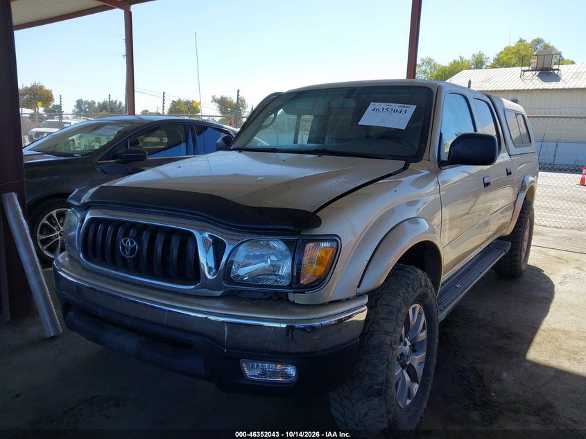 2003 Toyota Tacoma Base V6, Front End, IAAI, VIN 5TEHN72N73Z305103 — photo 2