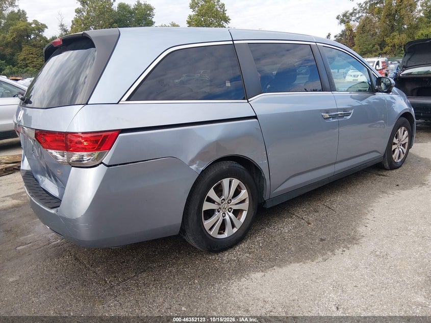 Vin: 5fnrl5h69eb022012, lot: 46852389, honda odyssey ex-l 20144