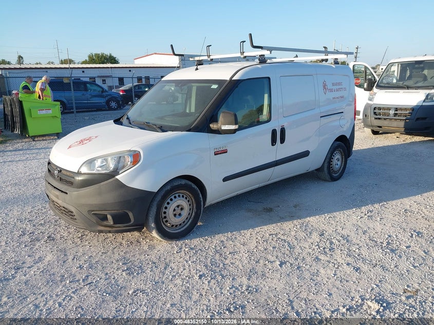Vin: zfberfat1g6b10768, lot: 46852416, ram promaster city tradesman 20162