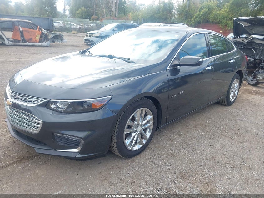 2016 Chevrolet Malibu 1Lt, Крыша, IAAI, VIN 1G1ZE5ST8GF316629 — фото 2