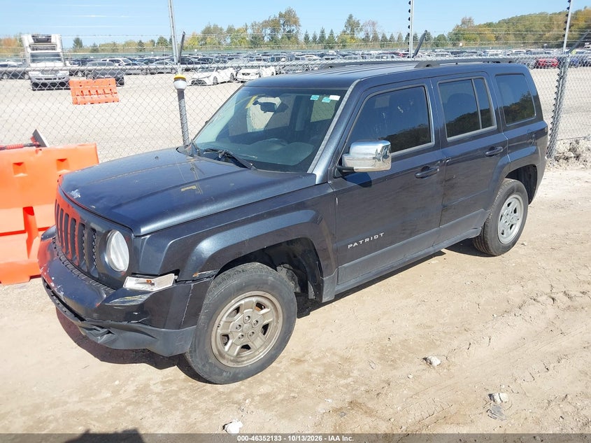 Vin: 1c4njrbb1fd271916, lot: 46852450, jeep patriot sport 20152