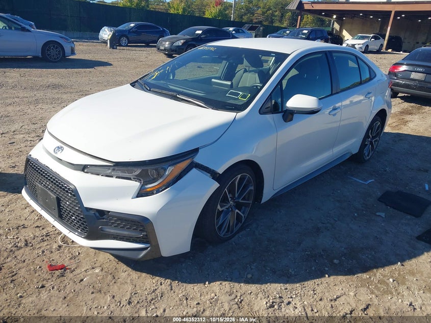 2022 Toyota Corolla Se, Right Side, IAAI, VIN JTDS4MCE0N3501777 — photo 2