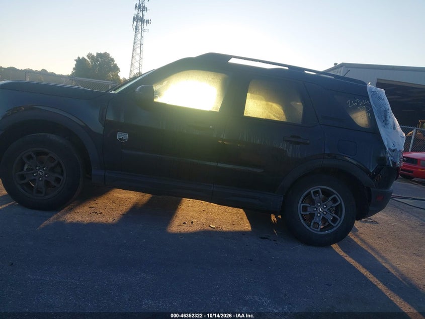Vin: 3fmcr9b60rre61653, lot: 46852588, ford bronco sport big bend 20243