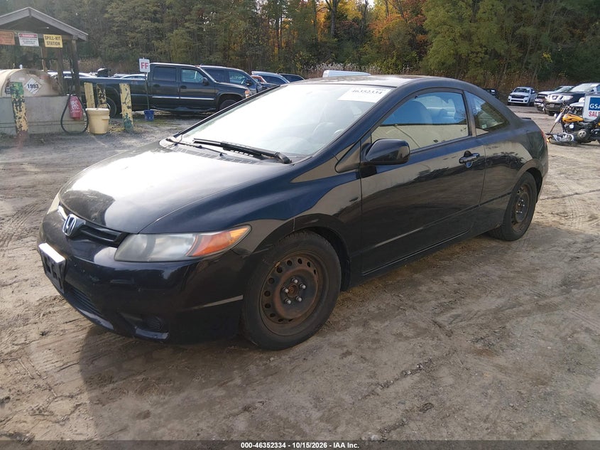 2007 Honda Civic Lx, Normal Wear & Tear, IAAI, VIN 2HGFG11607H539238 — photo 2