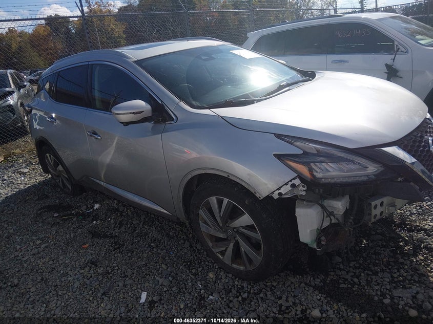 Vin: 5n1az2ms2kn128632, lot: 46852637, nissan murano sl 2019 img_1