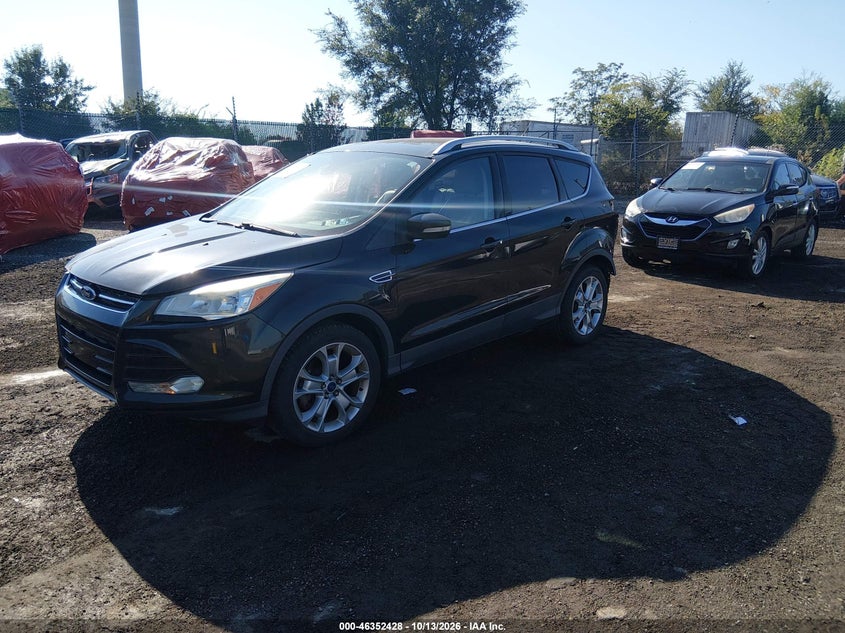 Vin: 1fmcu9j96fuc19447, lot: 46852694, ford escape titanium 20152