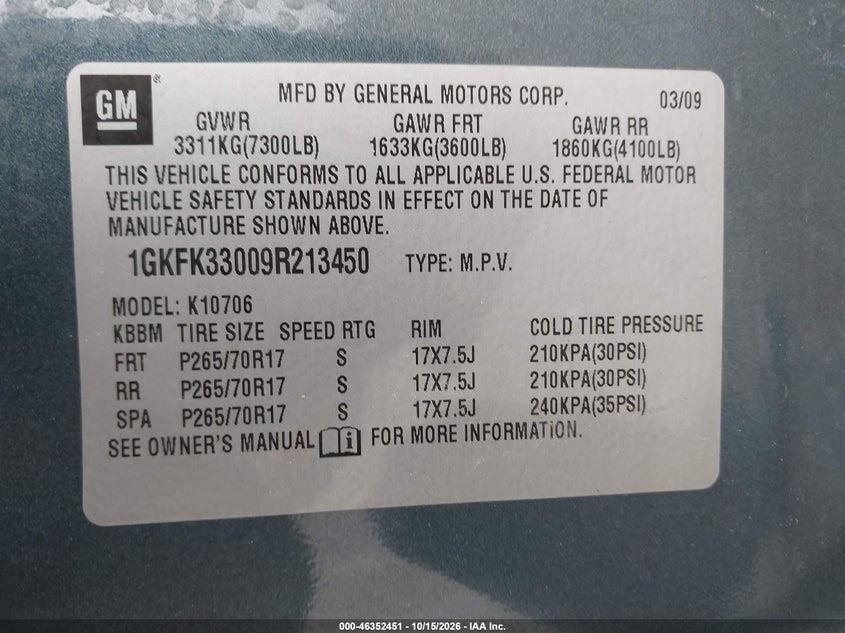 2009 GMC YUKON SLT2 · Фото 9
