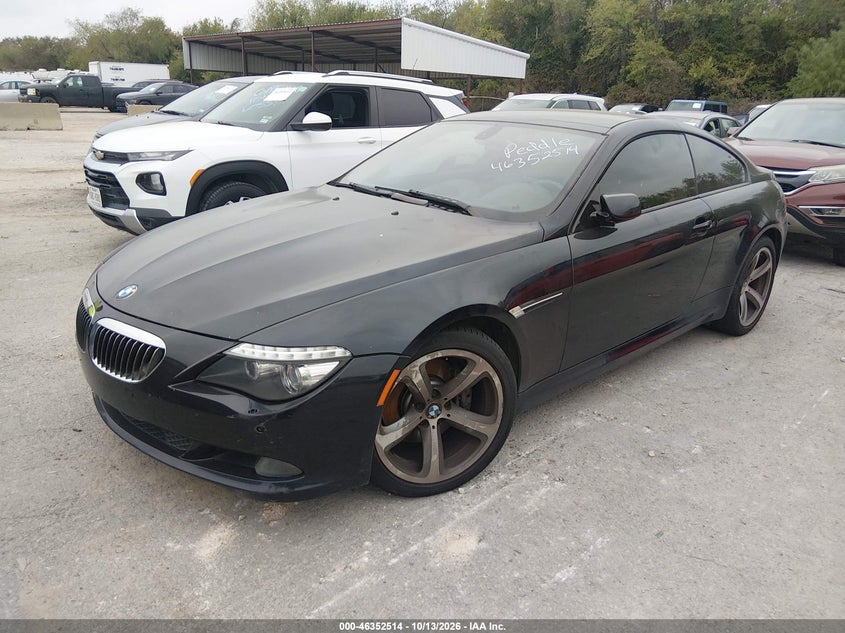 Vin: wbaea5c58acv92879, lot: 46852780, bmw 650i 20102