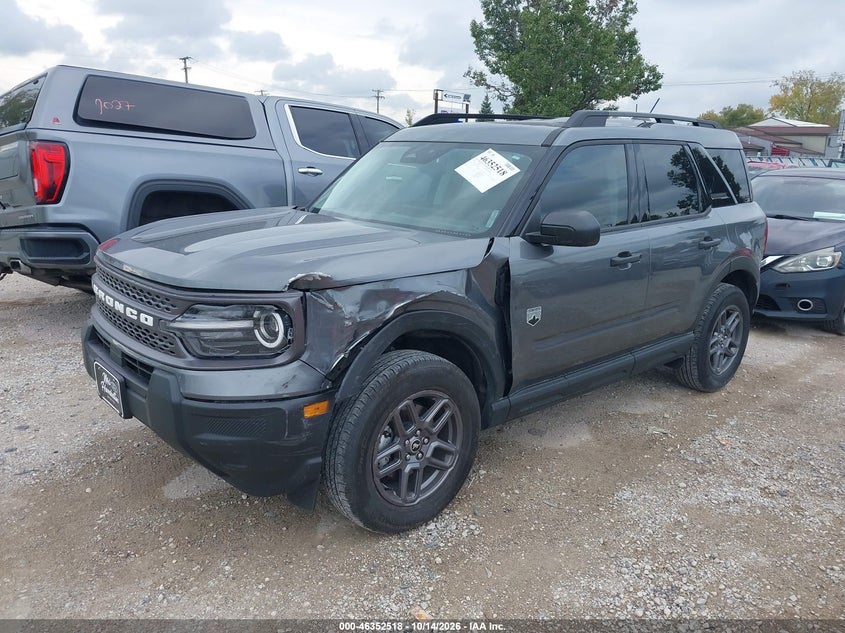Vin: 3fmcr9bn3sre67461, lot: 46852784, ford bronco sport big bend 20252