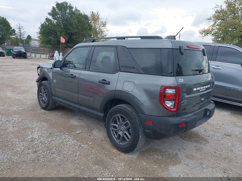 Vin: 3fmcr9bn3sre67461, lot: 46852784, ford bronco sport big bend 20253