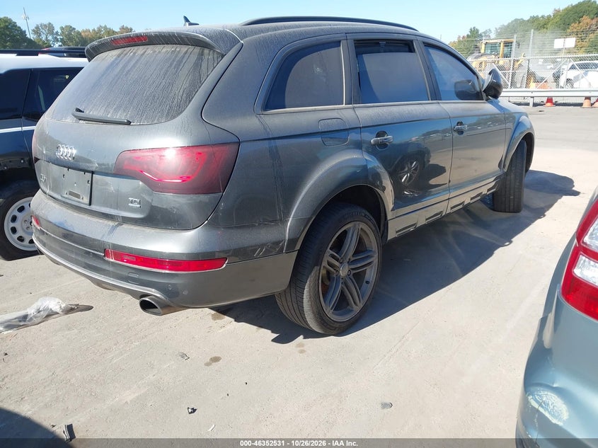Vin: wa1lmafe6fd010358, lot: 46852797, audi q7 3.0 tdi premium 20154