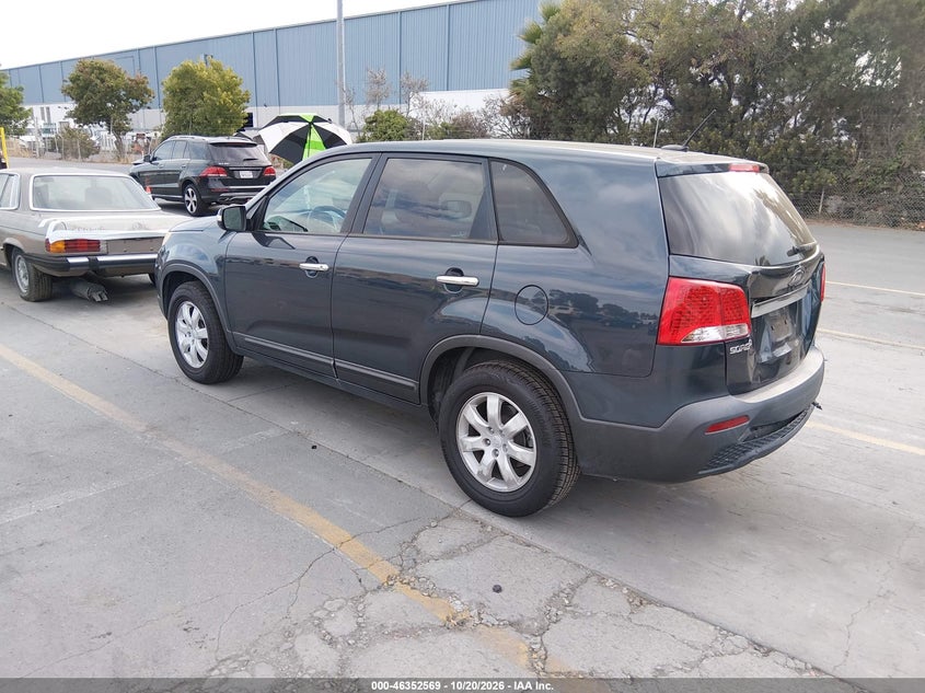 Vin: 5xykt3a16bg088834, lot: 46852835, kia sorento lx 20113