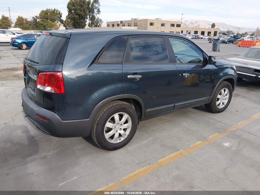 Vin: 5xykt3a16bg088834, lot: 46852835, kia sorento lx 20114