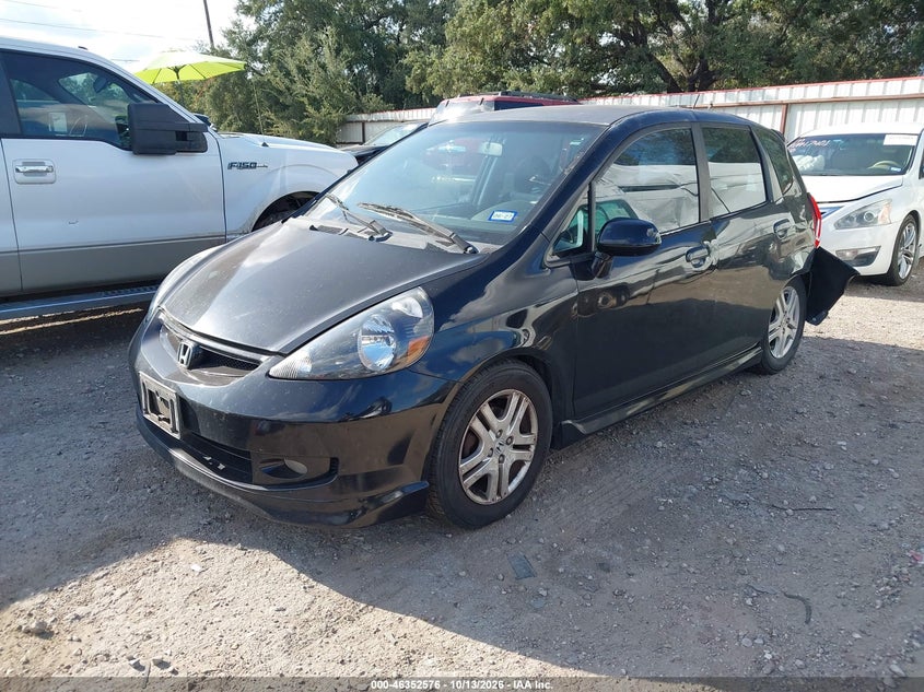 2008 Honda Fit Sport, Удар ззаду, IAAI, VIN JHMGD38608S019496 — фото 2