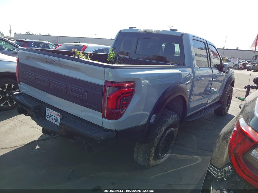 Vin: 1ftfw1rg4rfa60601, lot: 46852910, ford f-150 raptor 20244