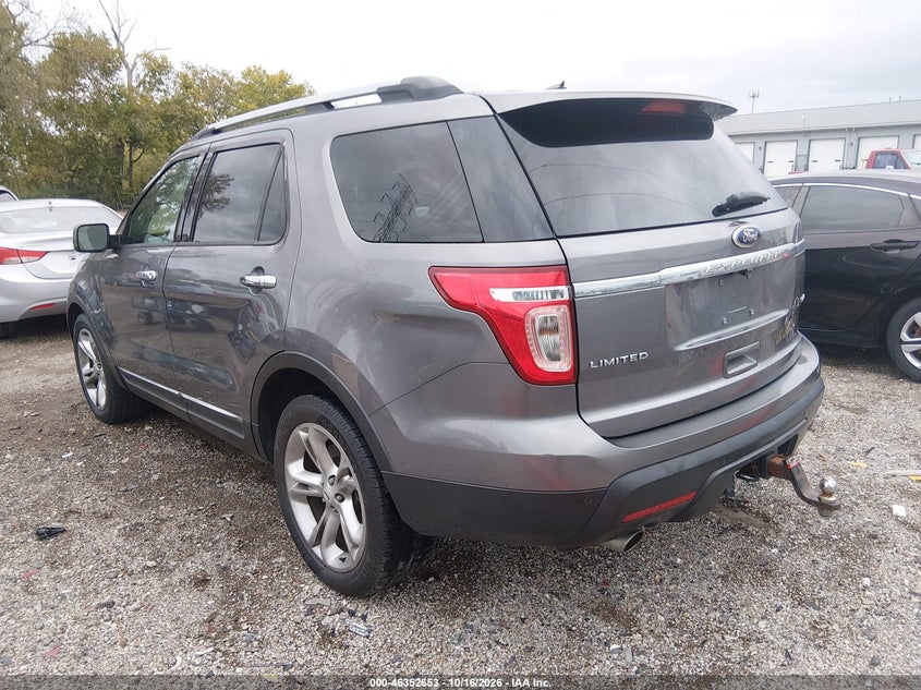 Vin: 1fm5k8f87dgb25078, lot: 46852919, ford explorer limited 20133
