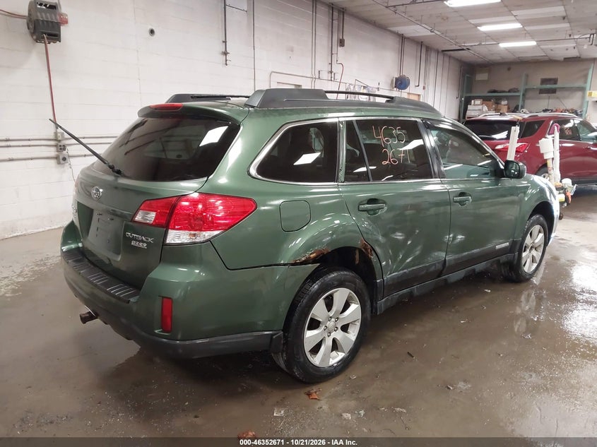 Vin: 4s4brbcc5a3350140, lot: 46852937, subaru outback 2.5i premium 20104