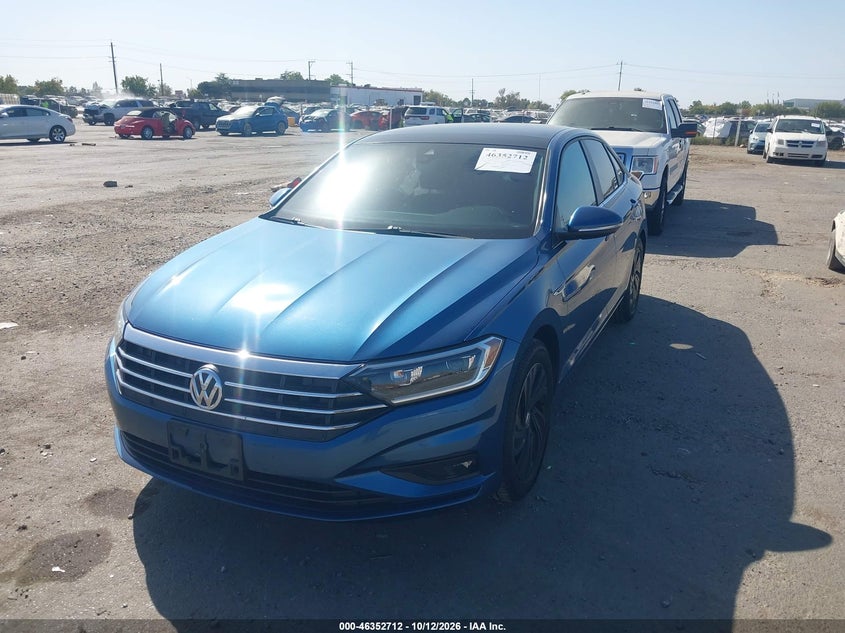 2019 Volkswagen Jetta 1.4T Sel Premium, Right Rear, IAAI, VIN 3VWG57BU5KM003496 — photo 2