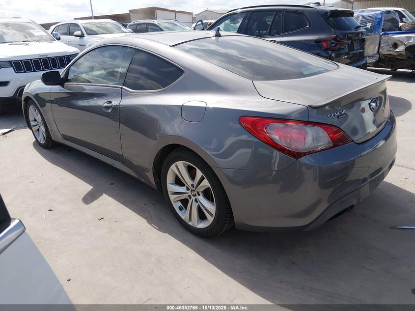 Vin: kmhht6kd4cu072714, lot: 46853032, hyundai genesis 2.0t 20123