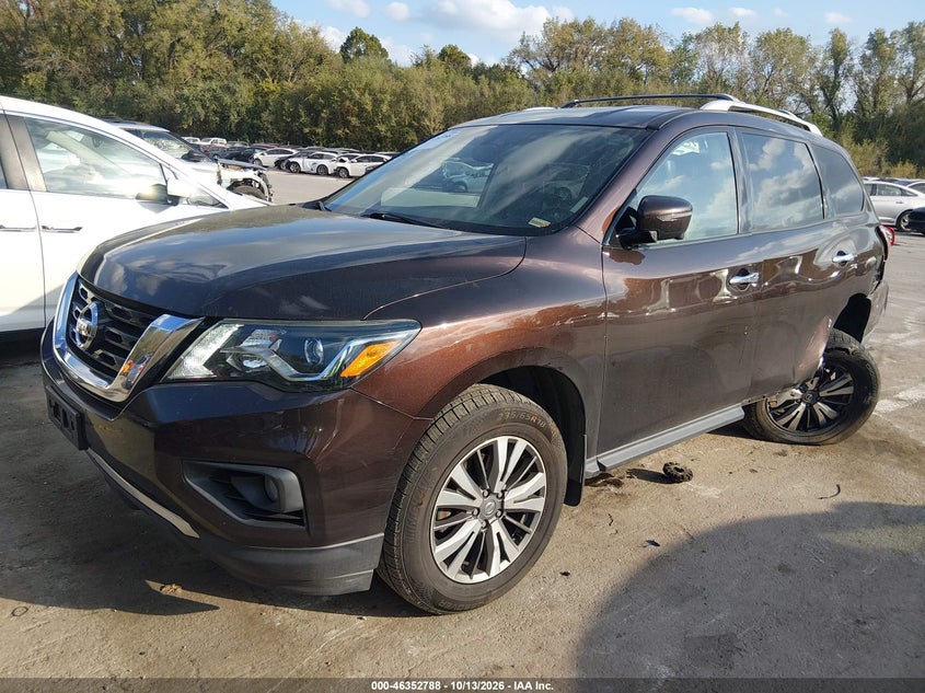 2020 Nissan Pathfinder Sl 4Wd, Левый зад, IAAI, VIN 5N1DR2CM2LC640761 — фото 2