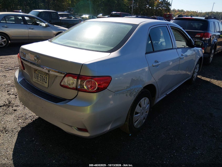 Vin: 2t1bu4eexdc955697, lot: 46853095, toyota corolla l 20134
