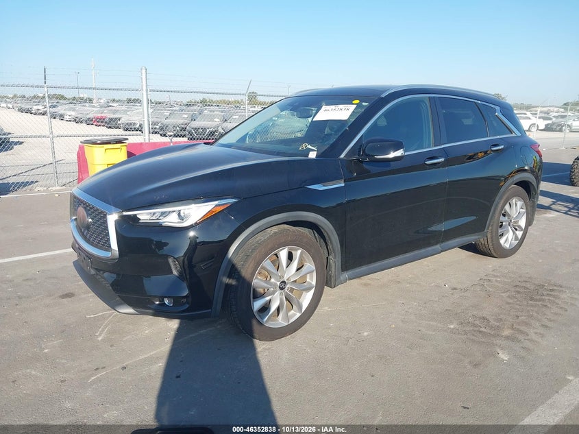 Vin: 3pcaj5m38lf107581, lot: 46853104, infiniti qx50 luxe awd 20202