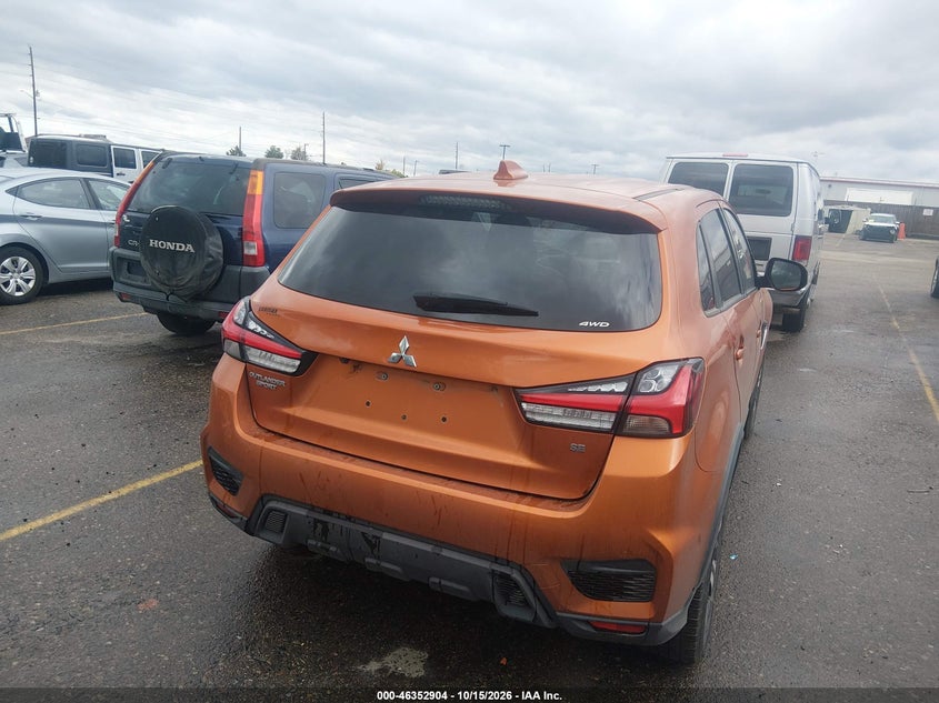 Vin: ja4aruau2pu006527, lot: 46853169, mitsubishi outlander sport 2.0 es awc/2.0 le awc/2.0 ralliart awc/2.0 s awc/2.0 se awc 20234