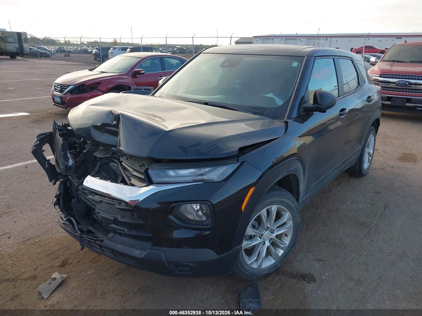 Vin: kl79mms23mb013978, lot: 46853204, chevrolet trailblazer fwd ls 20212