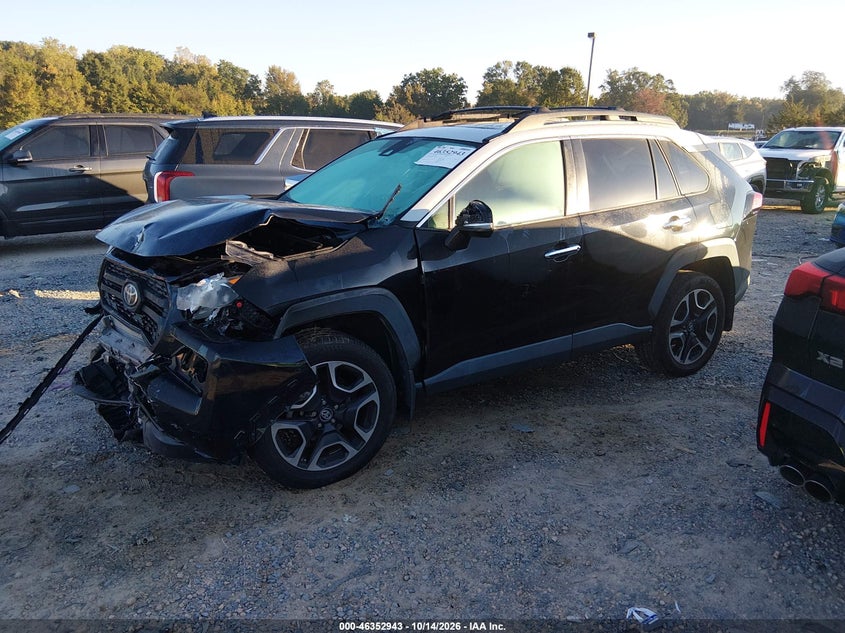 2019 Toyota Rav4 Adventure, Right Side, IAAI, VIN 2T3J1RFV5KW015911 — photo 2