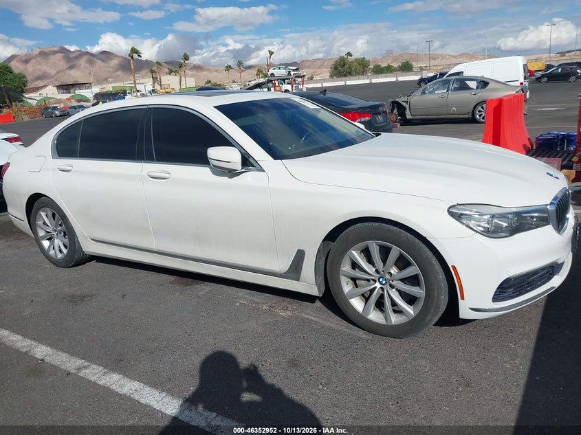 BMW 740I 2016 VIN WBA7E2C56GG548148
