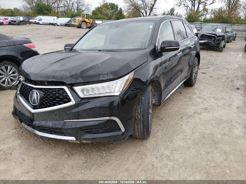 Vin: 5j8yd4h53kl006988, lot: 46853220, acura mdx tech pkg 20192