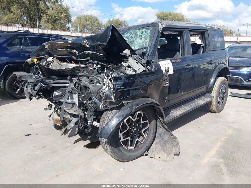 Vin: 1fmde8bh9slb61478, lot: 46853244, ford bronco outer banks 20252