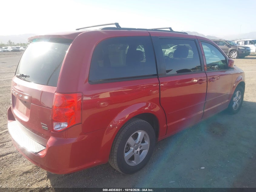 Vin: 2c4rdgcg1dr548811, lot: 46853297, dodge grand caravan sxt 20134