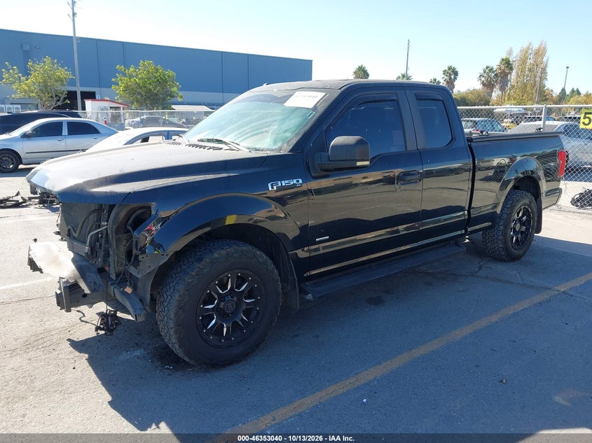 Vin: 1ftex1cp4hkd19563, lot: 46853306, ford f-150 xl 20172