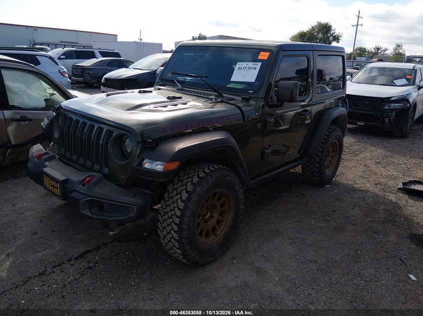 Vin: 1c4hjxcn1mw553209, lot: 46853324, jeep wrangler rubicon 4x4 20212