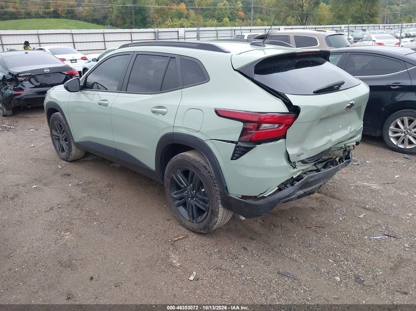 Vin: kl77lkepxsc015238, lot: 46853338, chevrolet trax fwd activ 20253