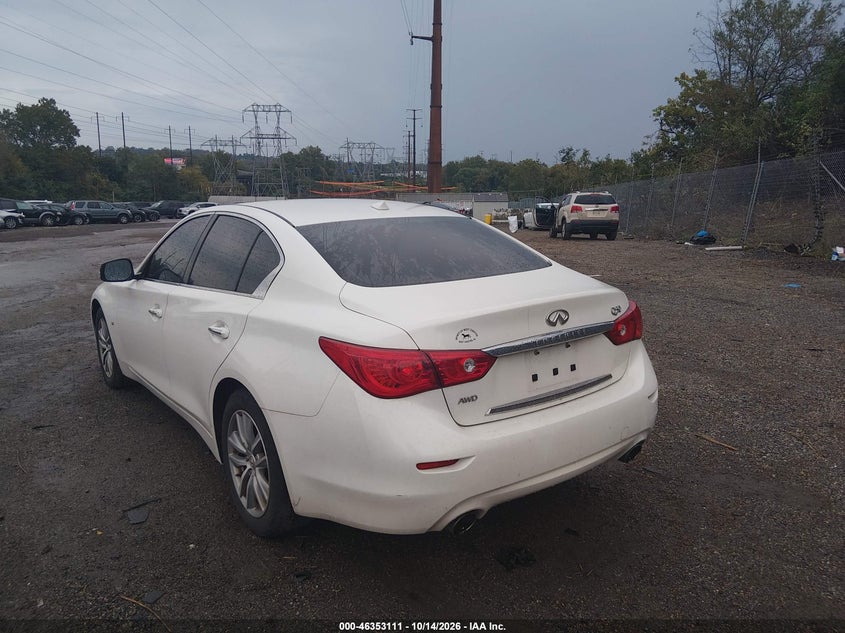 Vin: jn1bv7ar0fm394202, lot: 46853377, infiniti q50 premium 20153
