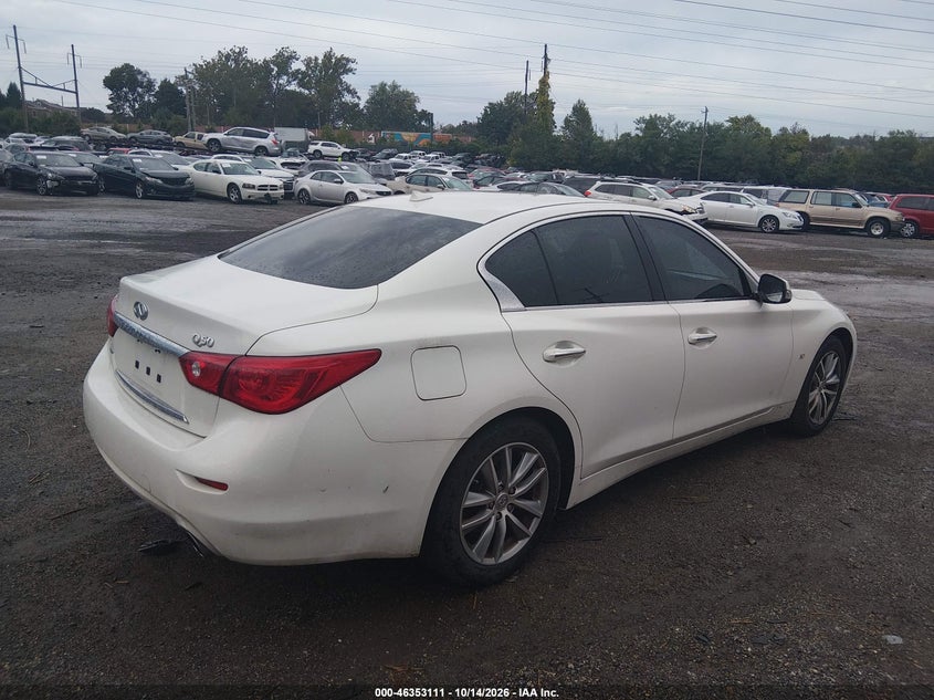 Vin: jn1bv7ar0fm394202, lot: 46853377, infiniti q50 premium 20154