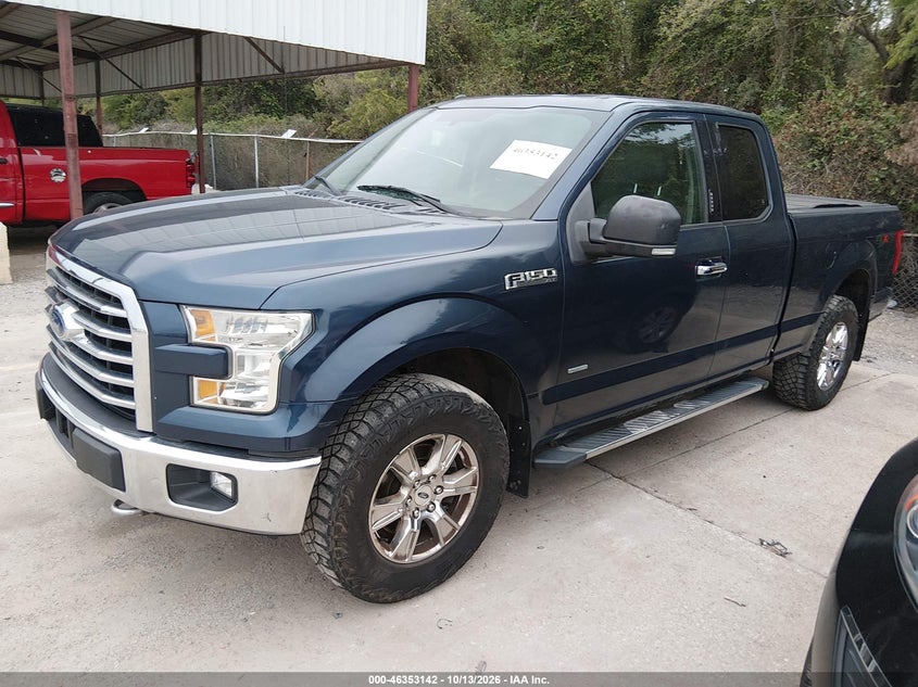 Vin: 1ftfx1eg1gfb25288, lot: 46853408, ford f-150 xlt 20162