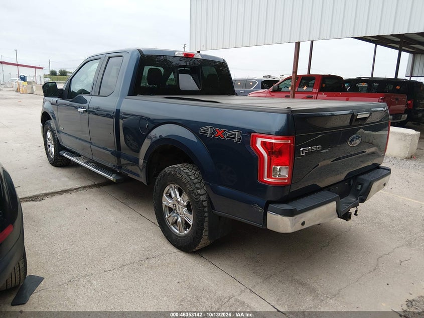 Vin: 1ftfx1eg1gfb25288, lot: 46853408, ford f-150 xlt 20163