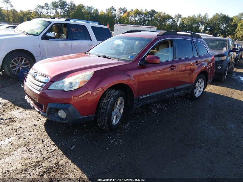 Vin: 4s4brbcc4d3238840, lot: 46853412, subaru outback 2.5i premium 20132