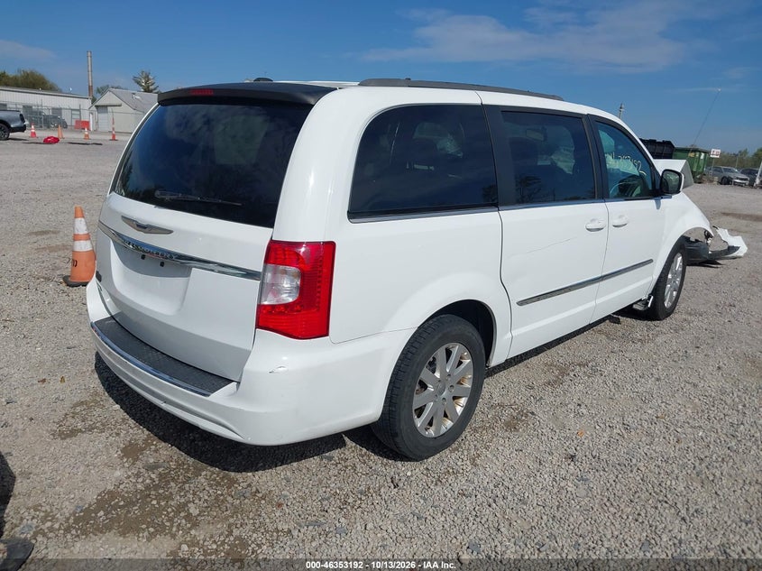 Vin: 2c4rc1bg8gr206116, lot: 46853458, chrysler town & country touring 20164