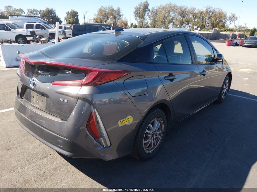 Vin: jtdkamfp5n3216093, lot: 46853472, toyota prius prime xle 20224