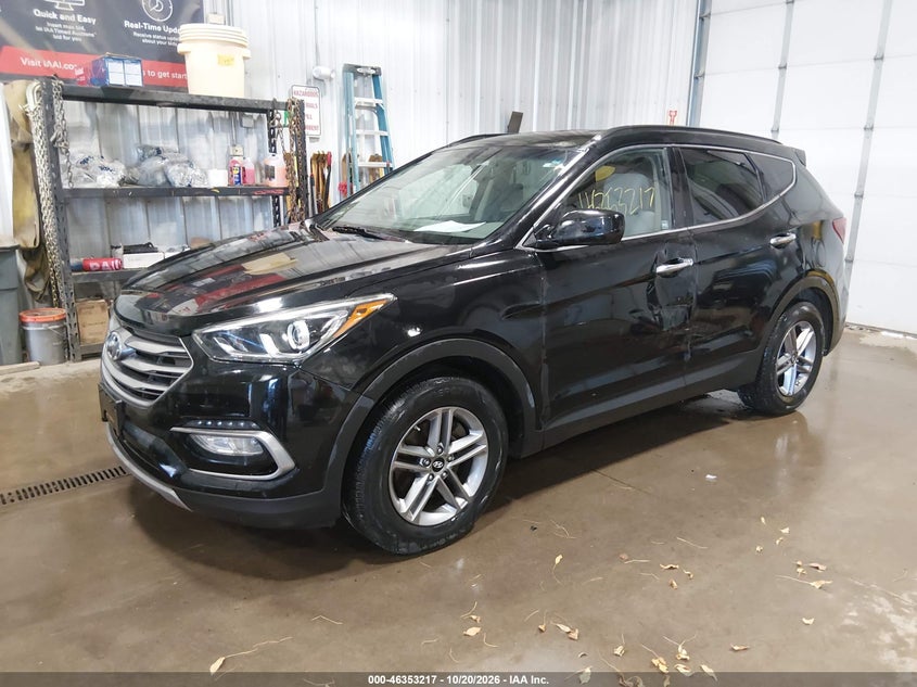 2017 Hyundai Santa Fe Sport 2.4L, Левый бок, IAAI, VIN 5NMZUDLB8HH009587 — фото 2