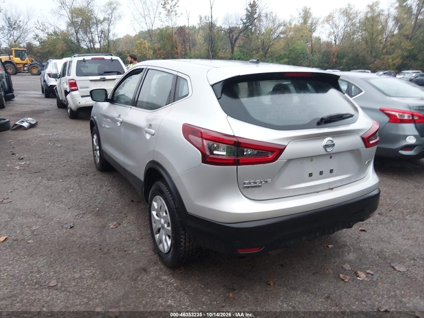 Vin: jn1bj1cw4lw372358, lot: 46853501, nissan rogue sport s awd xtronic cvt 20203