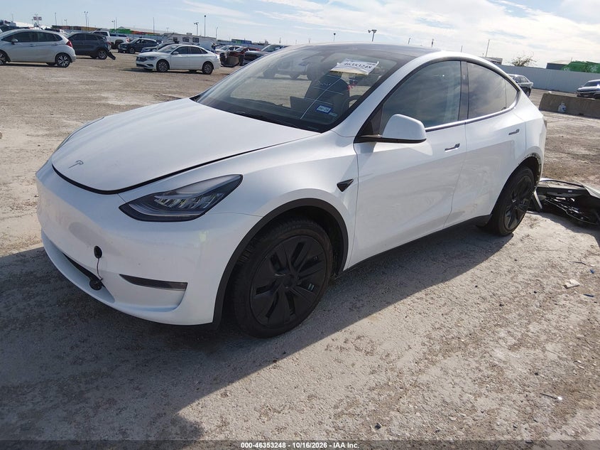 Vin: 7saygdee0pa130236, lot: 46853514, tesla model y awd/long range dual motor all-wheel drive 20232