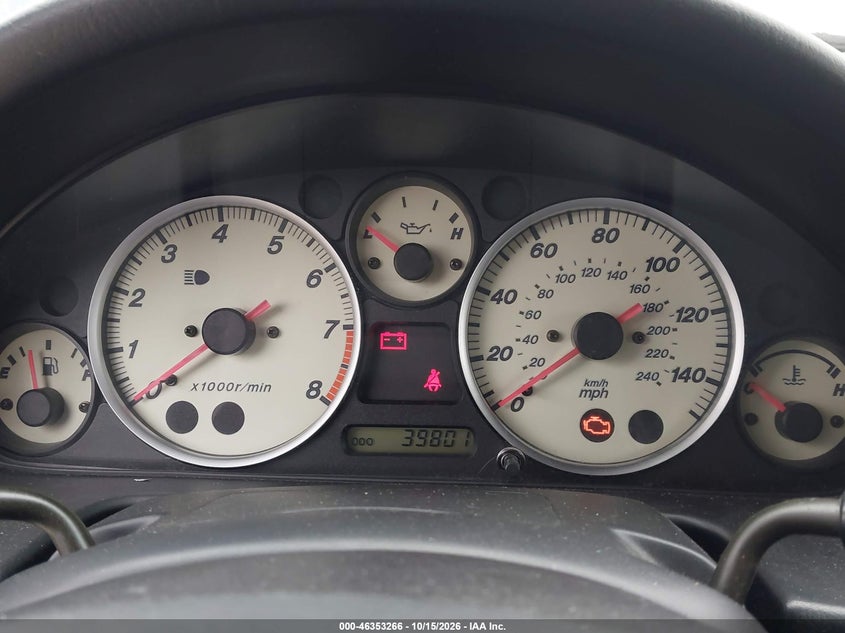 MAZDA MX-5 MIATA 2003 VIN JM1NB353030304776