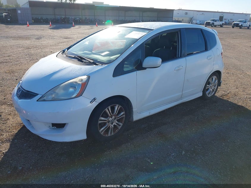 2009 Honda Fit Sport, Обычный износ, IAAI, VIN JHMGE88499S042818 — фото 2