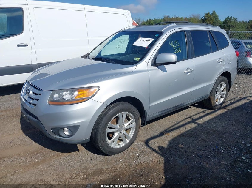 Vin: 5nmshdag5ah333445, lot: 46853567, hyundai santa fe se 20102