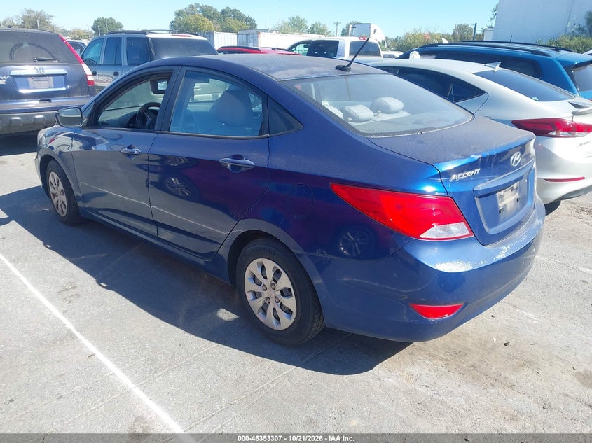 HYUNDAI ACCENT 2016 VIN KMHCT4AE2GU983445